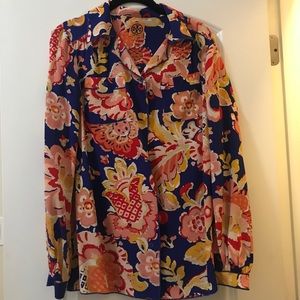 Tory Burch Flowered Blouse
